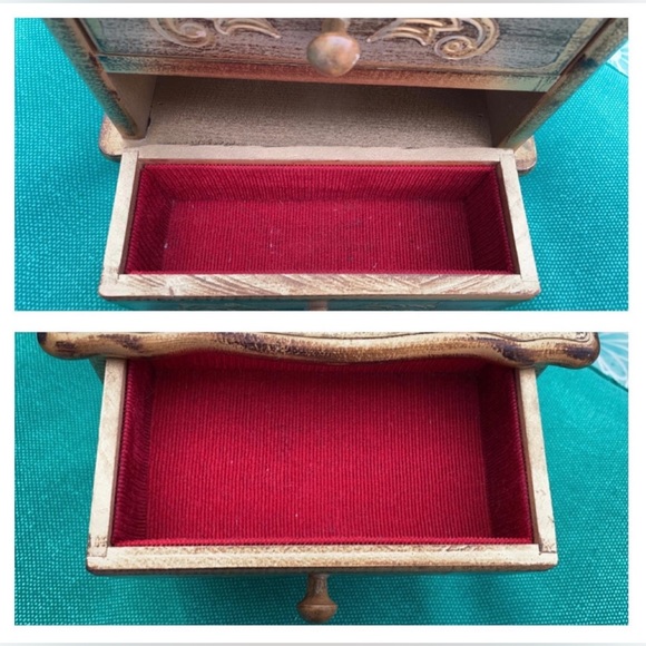Florentine Jewelry Wooden Music Box - Picture 4 of 9